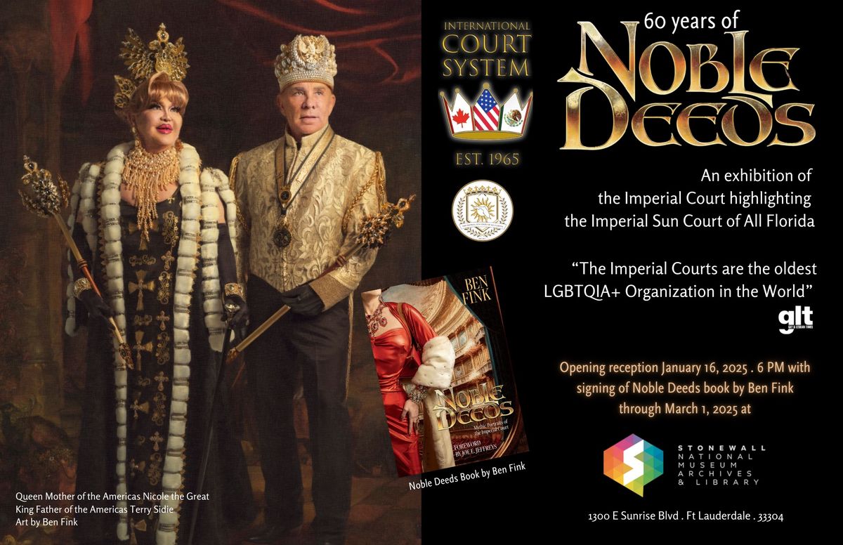 Imperial Court Exhibition and Noble Deeds Book Signing 