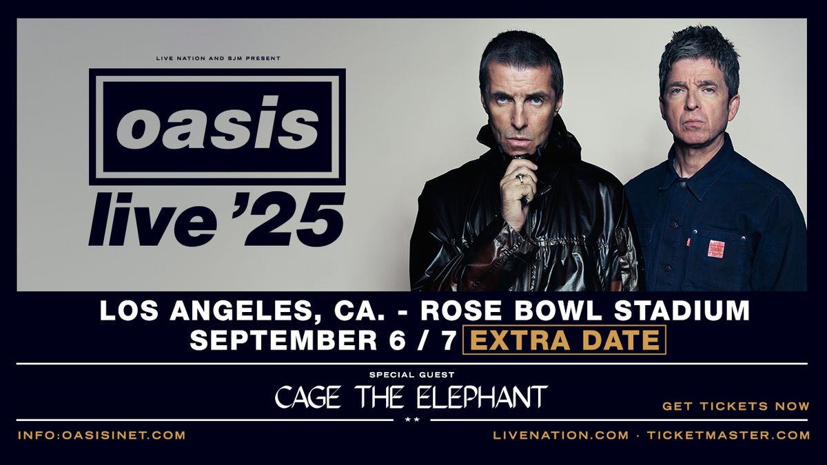 Oasis with Cage The Elephant at Rose Bowl Stadium