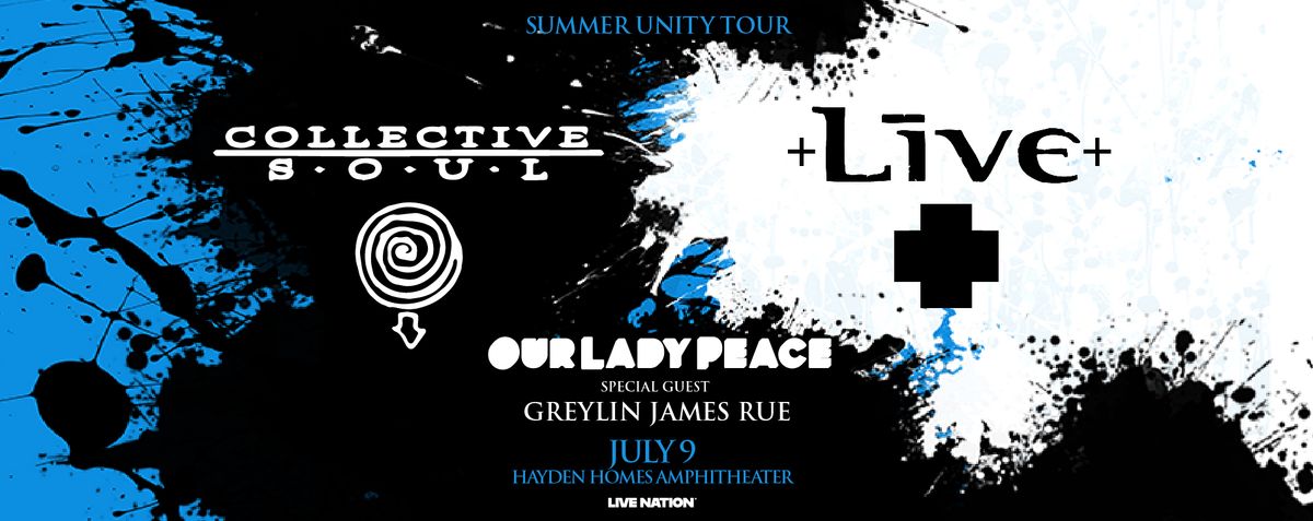 Parking Live and Collective Soul with Our Lady Peace and Greylin James Rue
