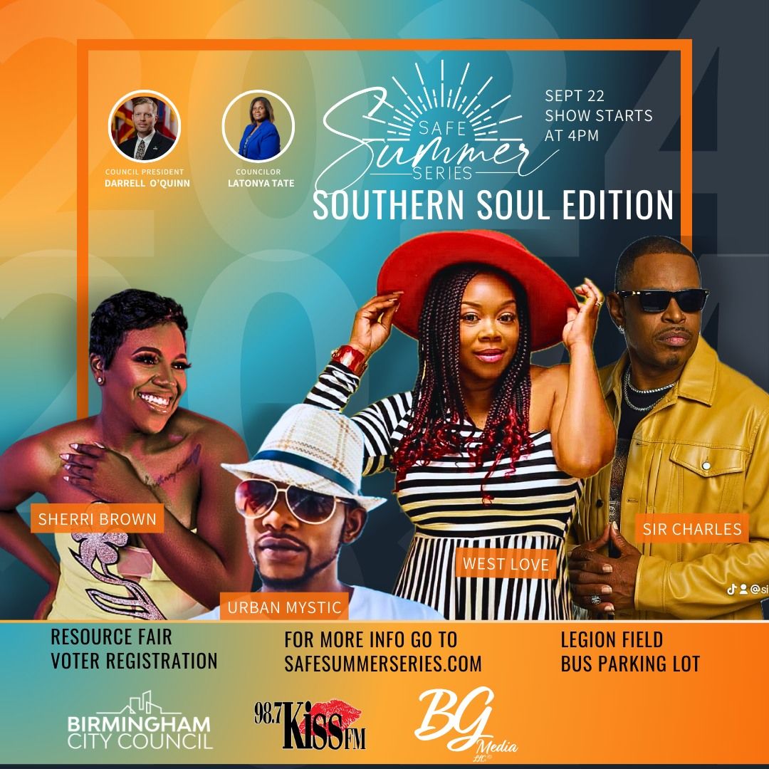 The Safe Summer Series: Southern Soul Concert