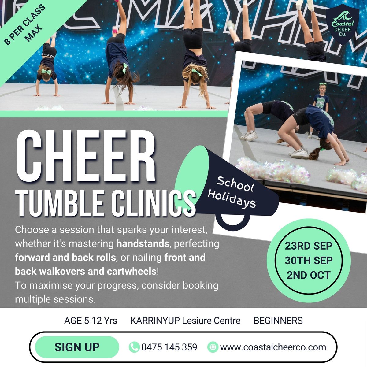 Tumble | Backward & Front Walkover (Bridge variations) | 5-12 YEARS OLD | Cheerleading | Gymnastics