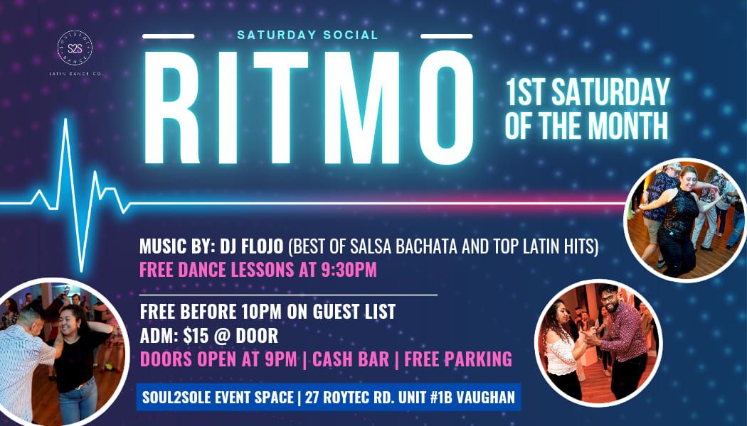 Ritmo Saturdays - 1st Saturday Of Every Month