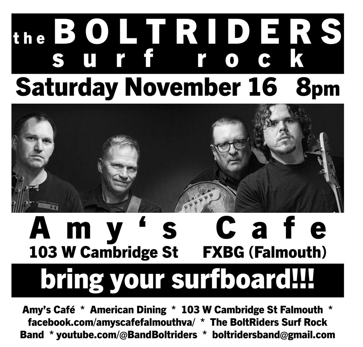 BoltRiders!!! Surf Rock Performance