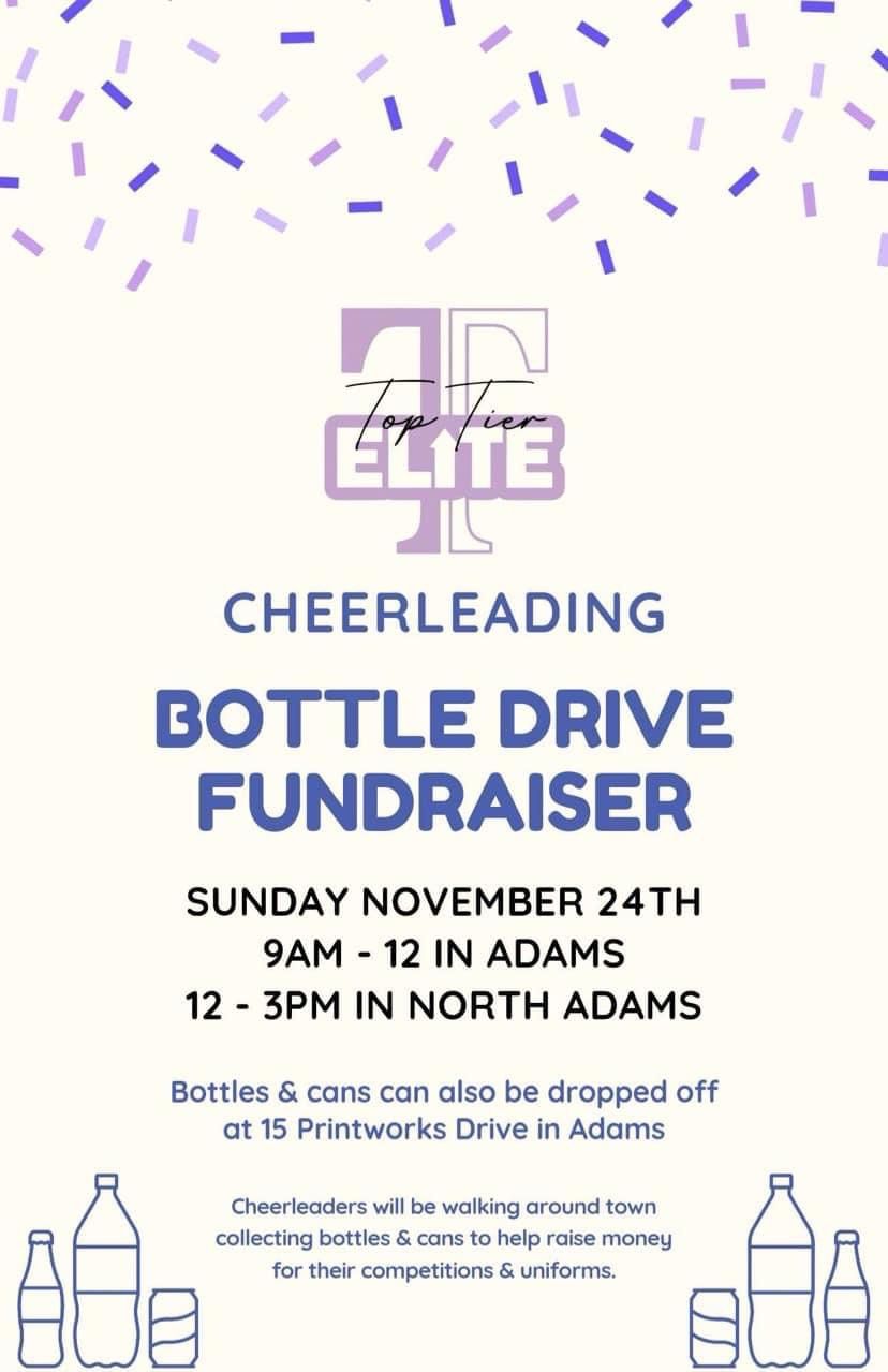 Cans and bottle drive!