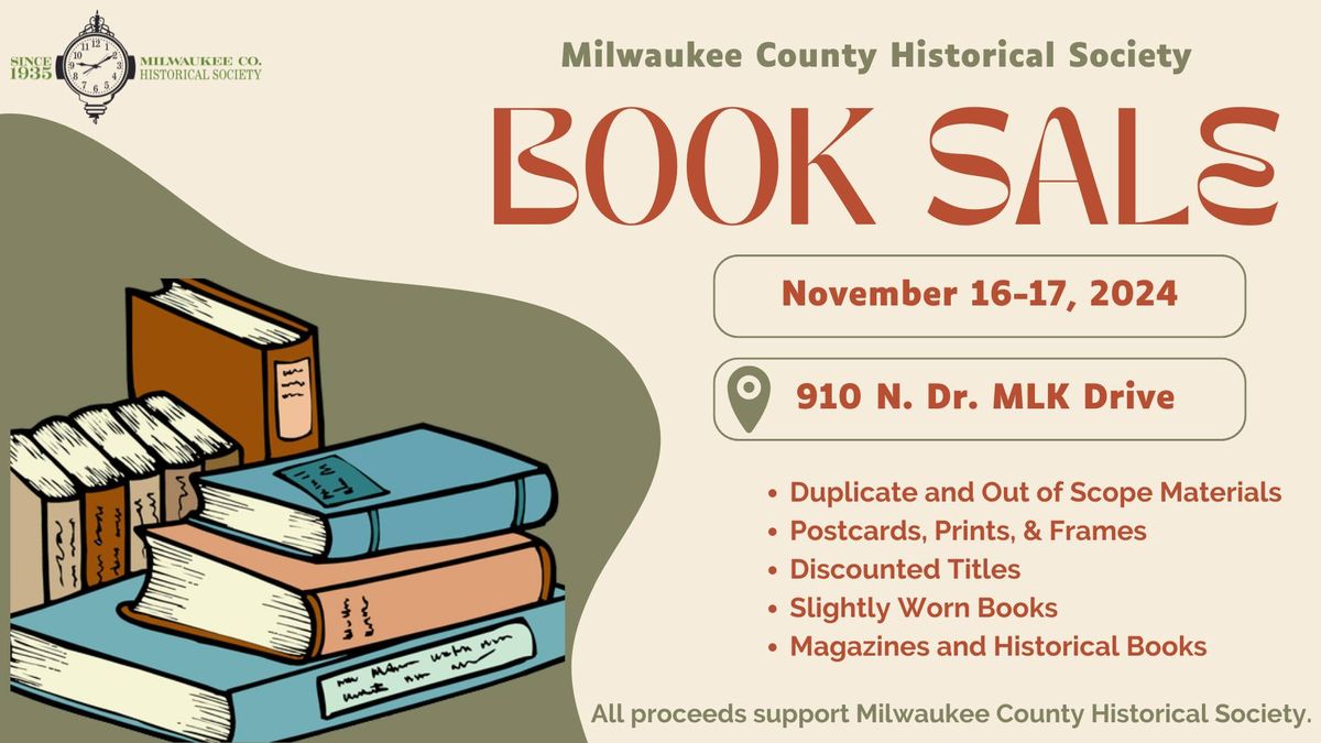 MCHS 8th Annual Book Sale