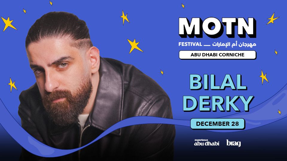 Bilal Derkay Live on December 28 at MOTN Festival ABU DHABI