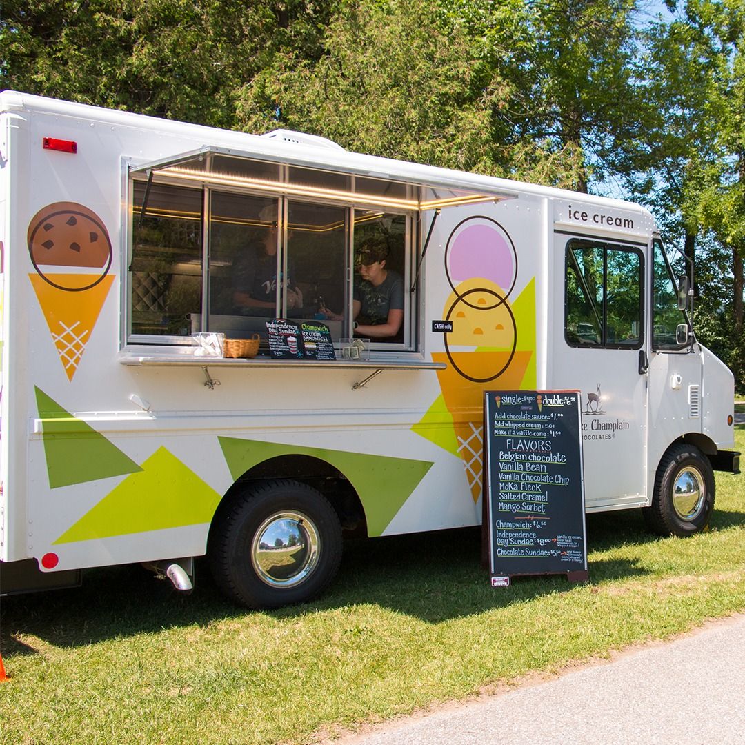 LCC Ice Cream Truck at Burlington Waterfront Fireworks