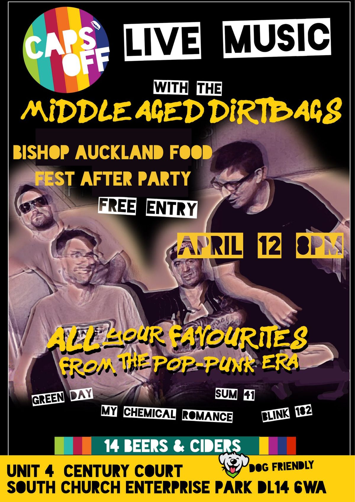 THE MIDDLE AGED DIRTBAGS - Food Fest After Party 