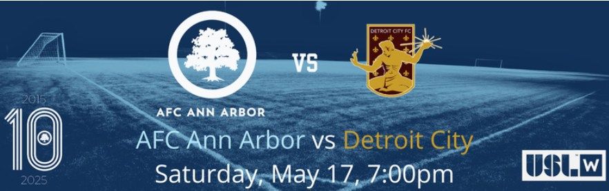 AFC Ann Arbor Women vs Detroit City FC