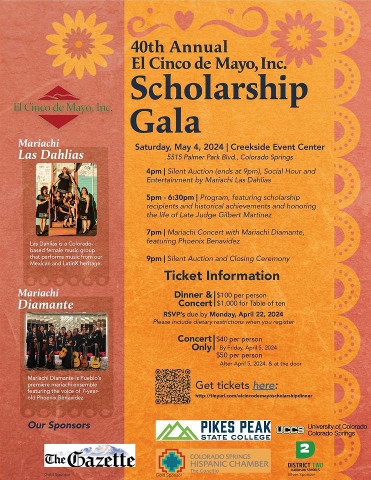 40th Annual El Cinco de Mayo, Inc Scholarship Gala 