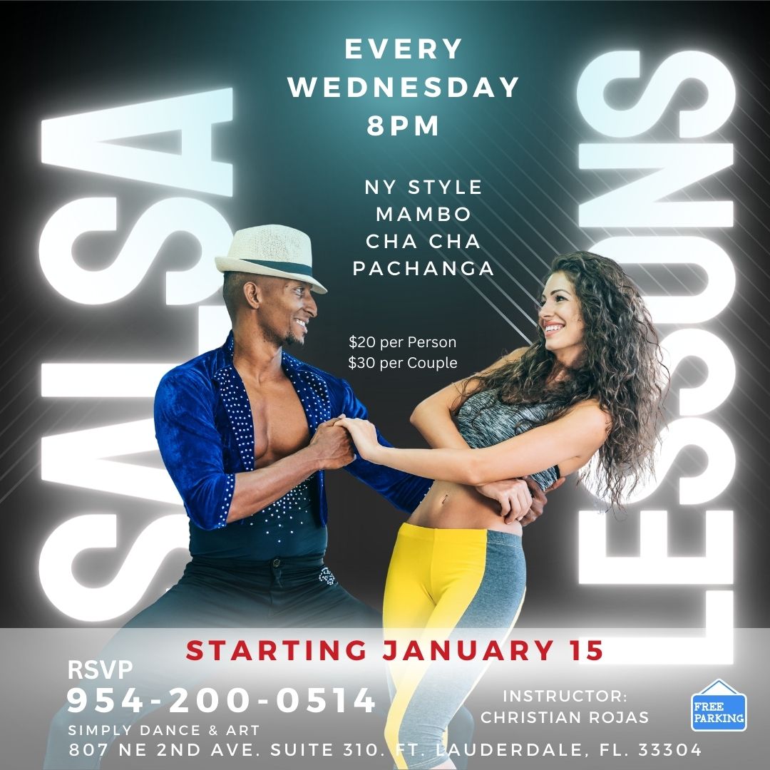 New Salsa Lessons in Ft Lauderdale