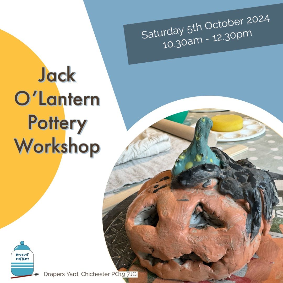 Make your own Jack O\u2019Lantern Pottery Workshop 