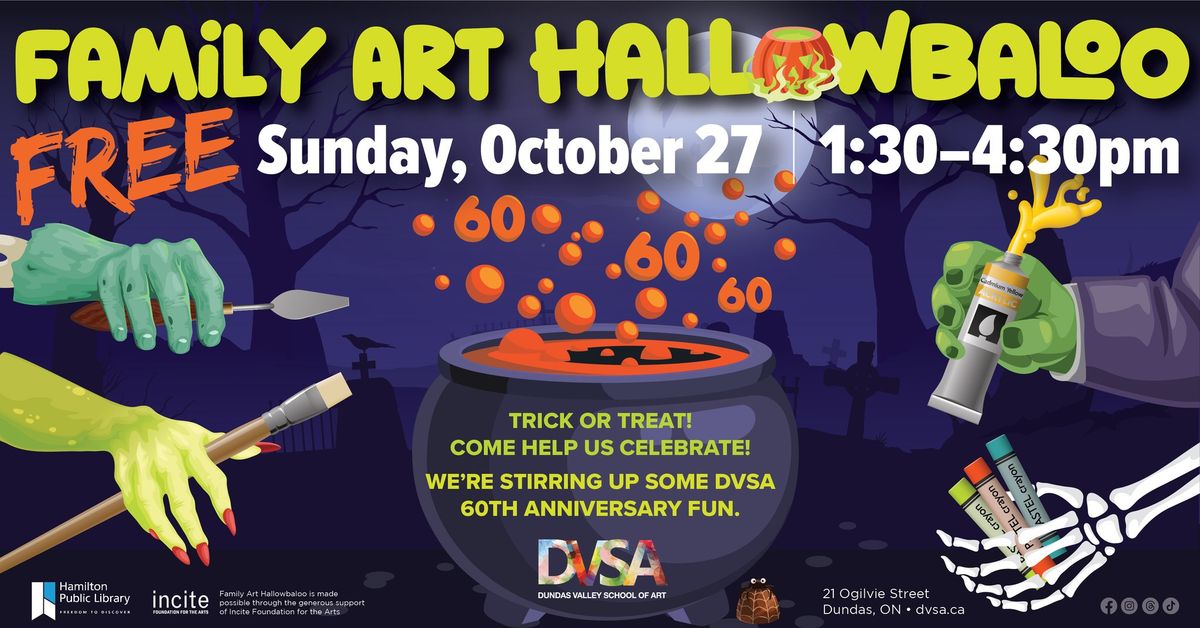 DVSA Free Family Art Hallowbaloo