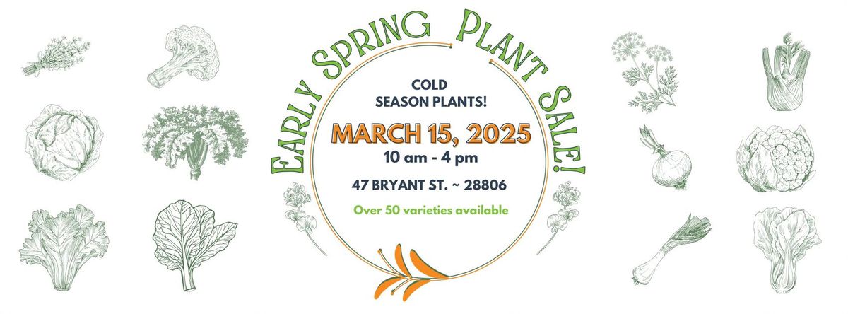 Early Spring Plant Sale!