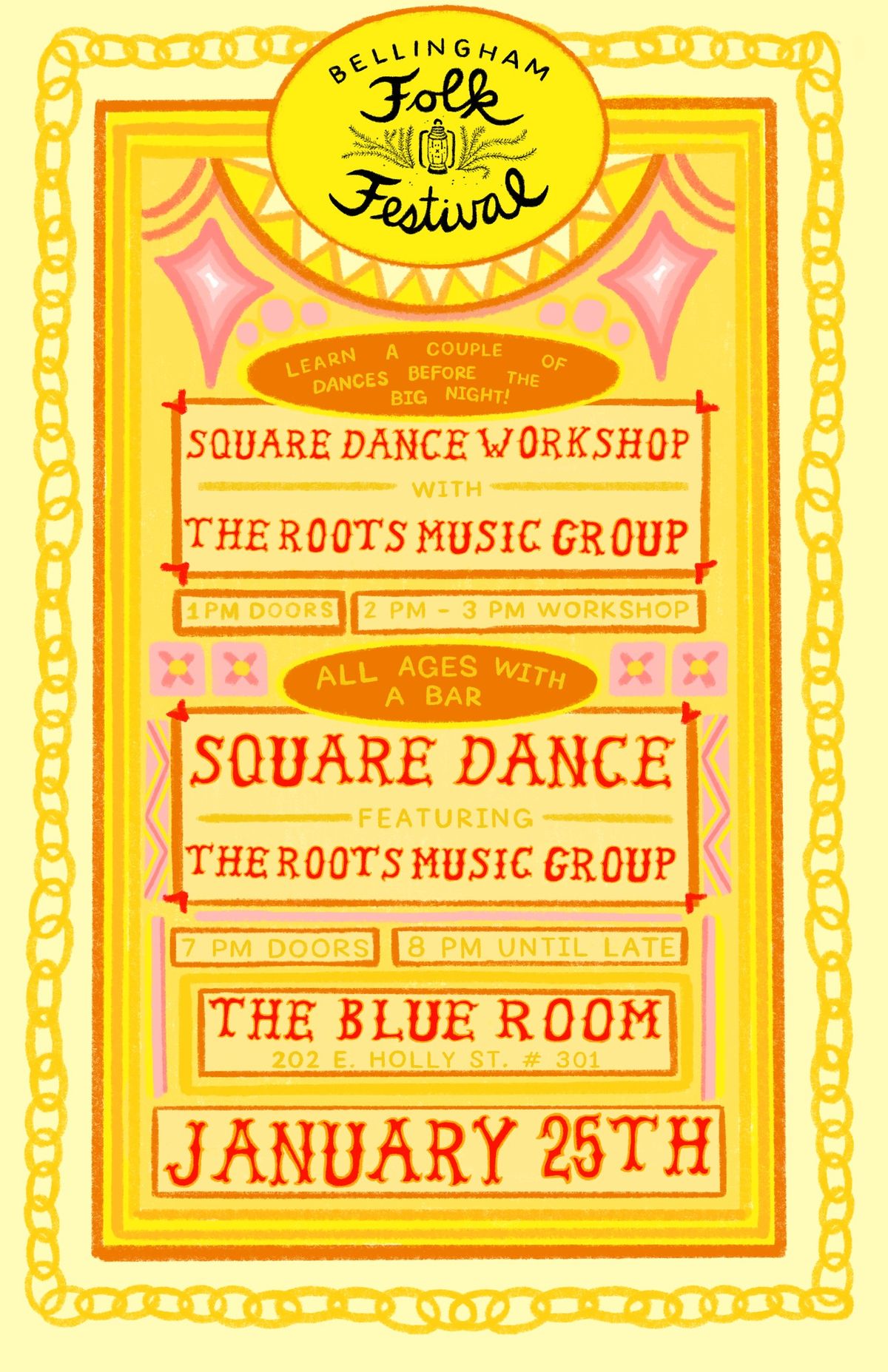 Bellingham Folk Festival Presents | Square Dance Workshop with the Roots Music Group