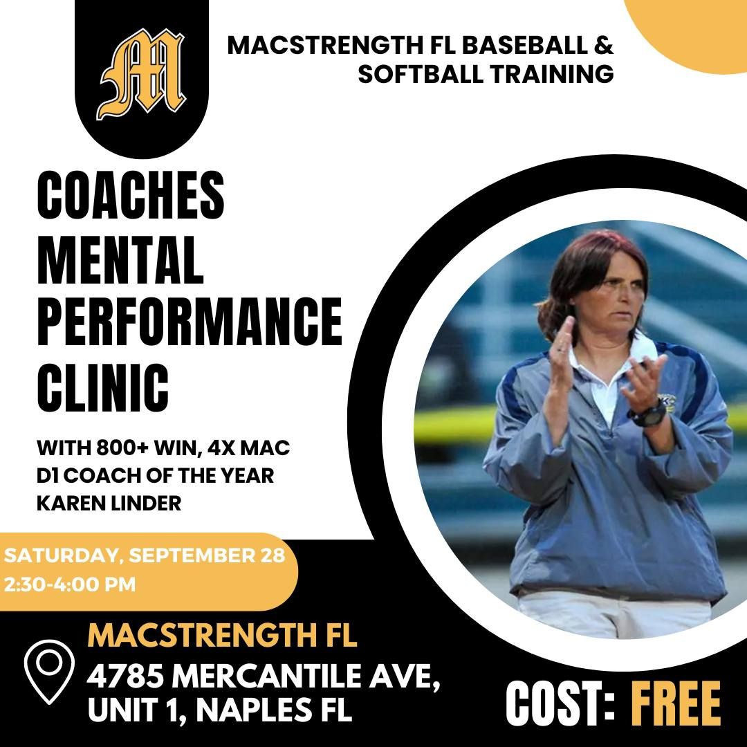 FREE Mental Performance Clinic for Coaches