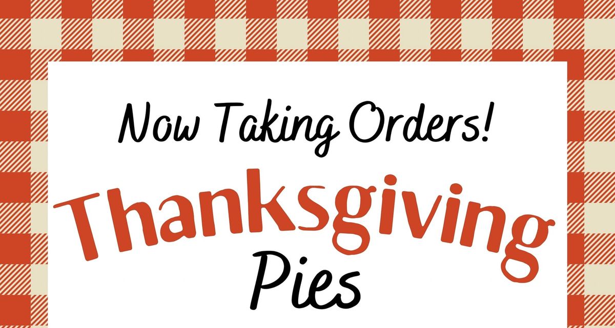 Thanksgiving Pie Pick-up