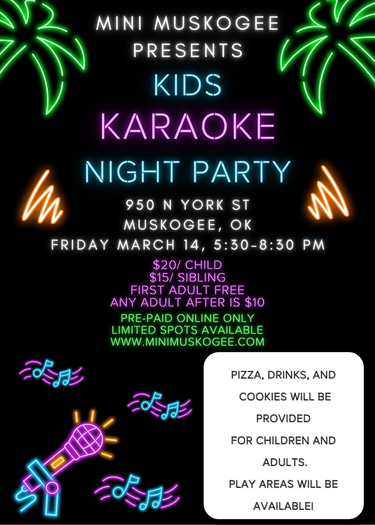 Kids Karaoke Night Party