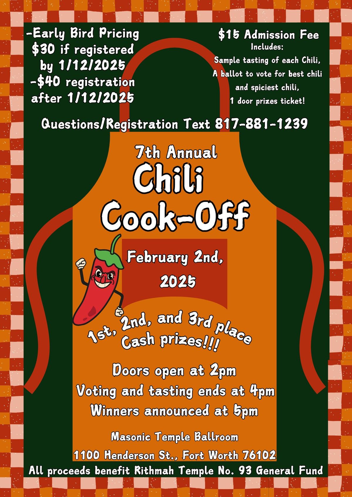 7th Annual Chili Cook-Off 