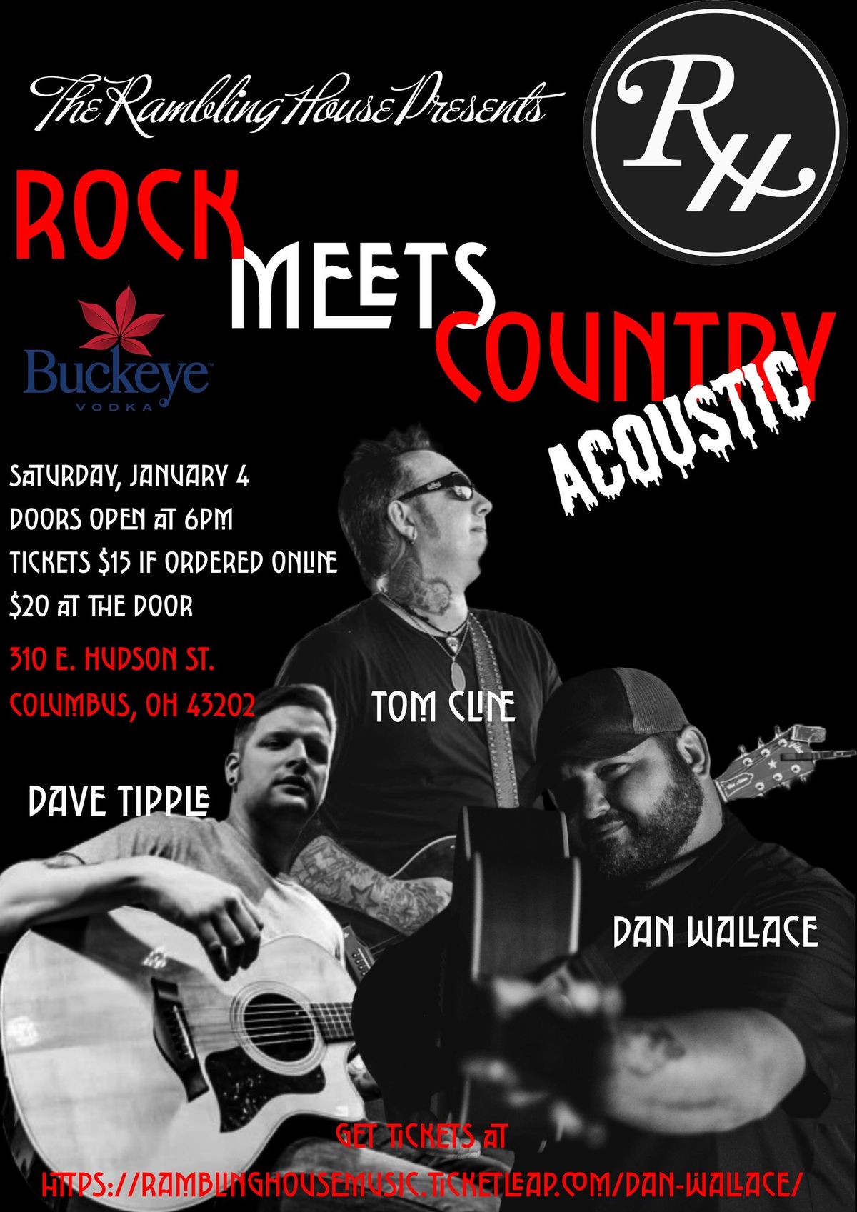 Dan Wallace with Tom Cline & Dave Tipple Where Rock Meets Country Acoustic