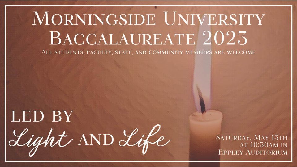 Baccalaureate: Graduation Worship Service 