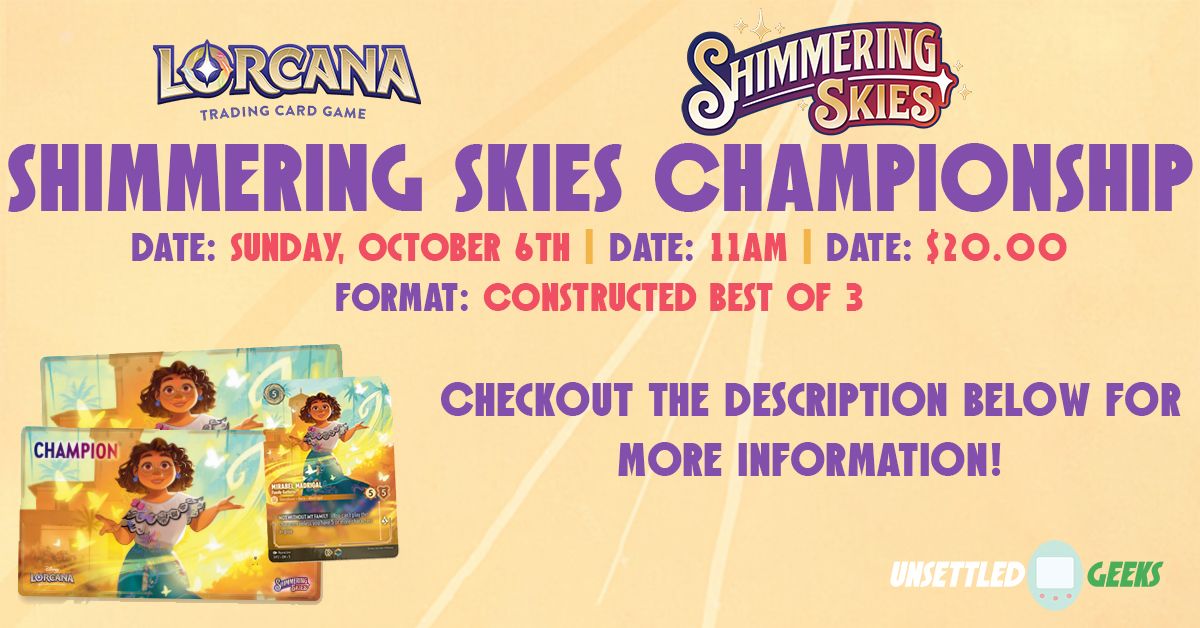 Lorcana Shimmering Skies Championship Event