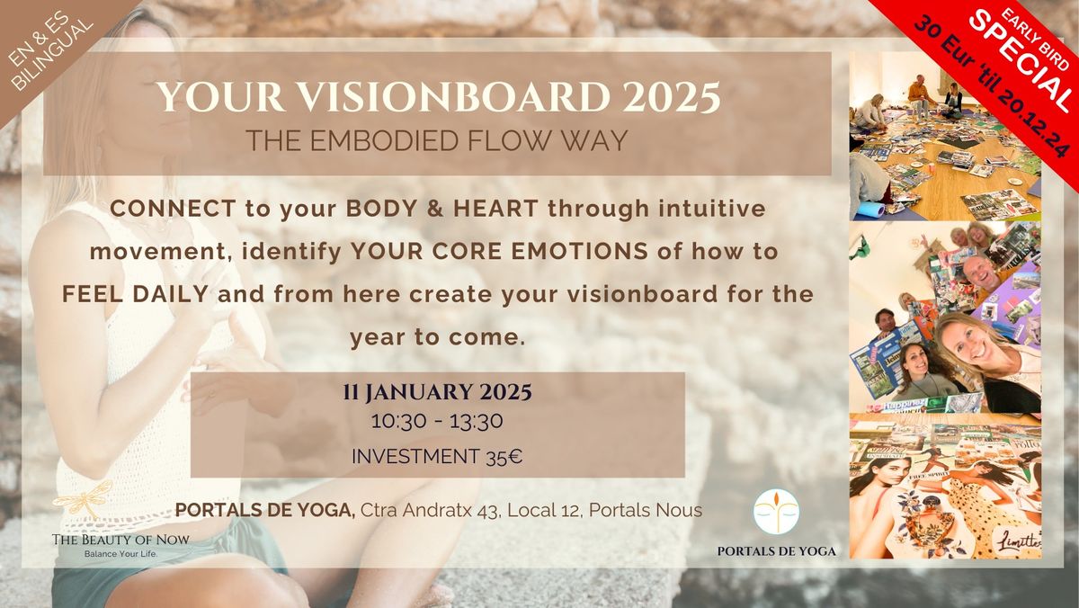 Your Visionboard 2025 - The Embodied Flow Way