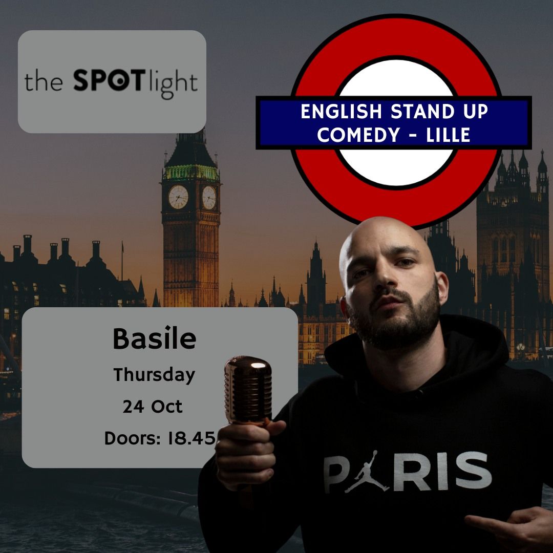 English Stand Up Comedy Lille - Basile - 24th October