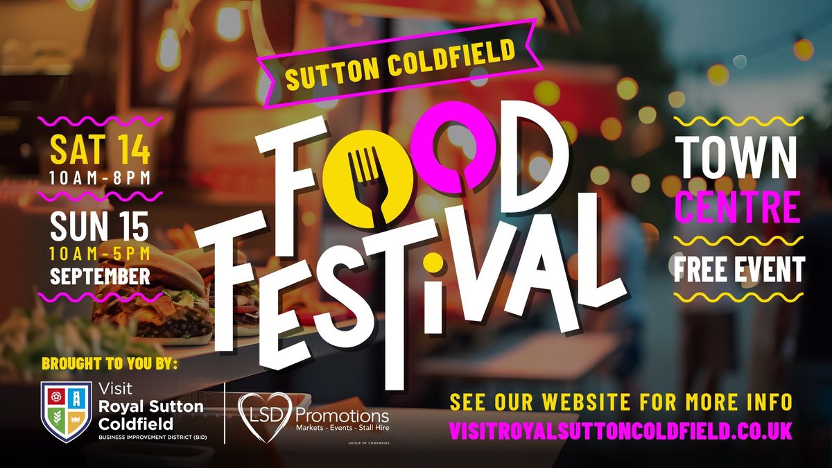 Sutton Coldfield 2-Day Food Festival 