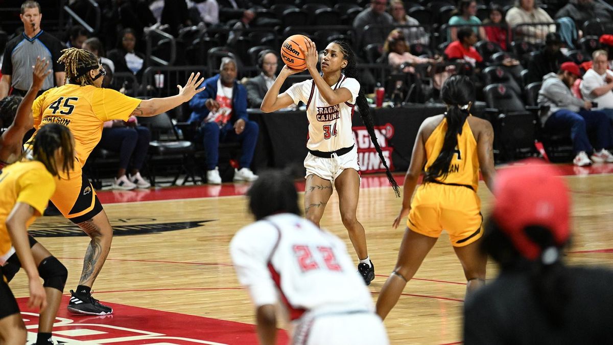 Parking Southern Miss Lady Golden Eagles at Louisiana Ragin' Cajuns Womens Basketball