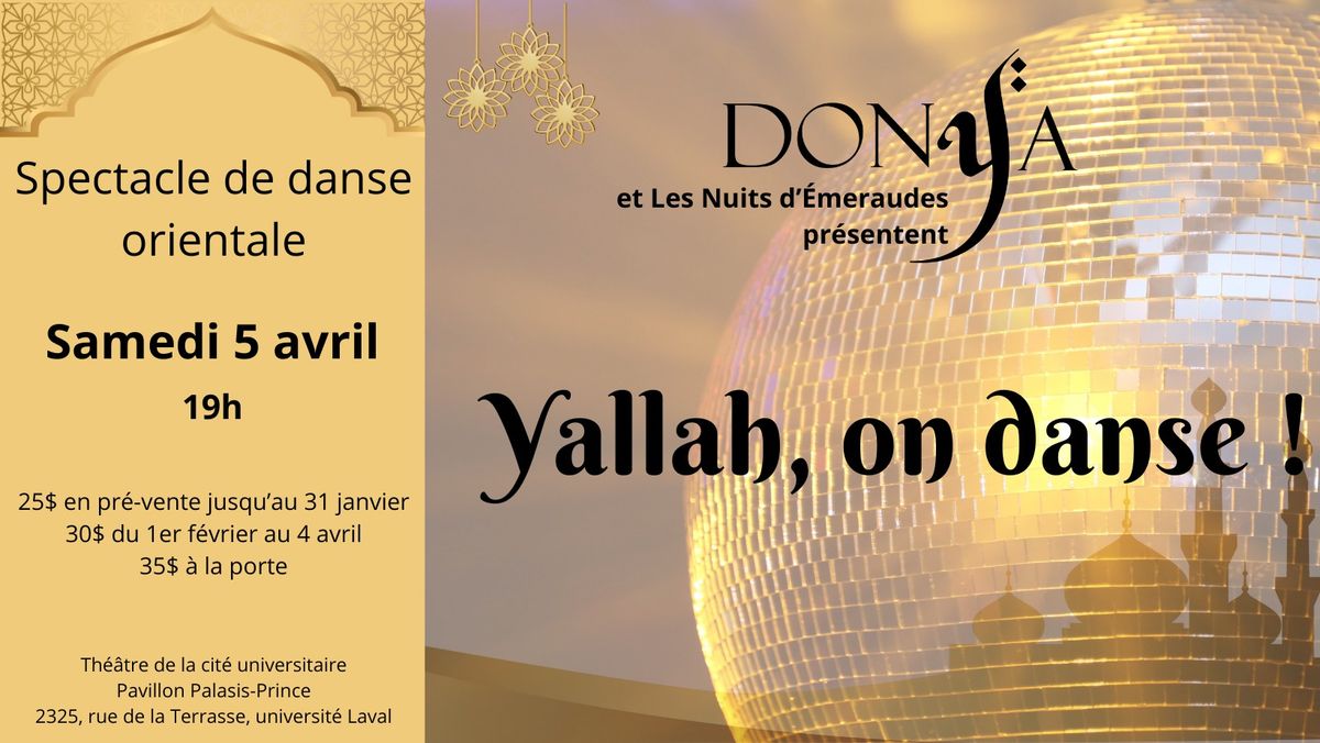 Yallah, on danse ! Spectacle de danse orientale