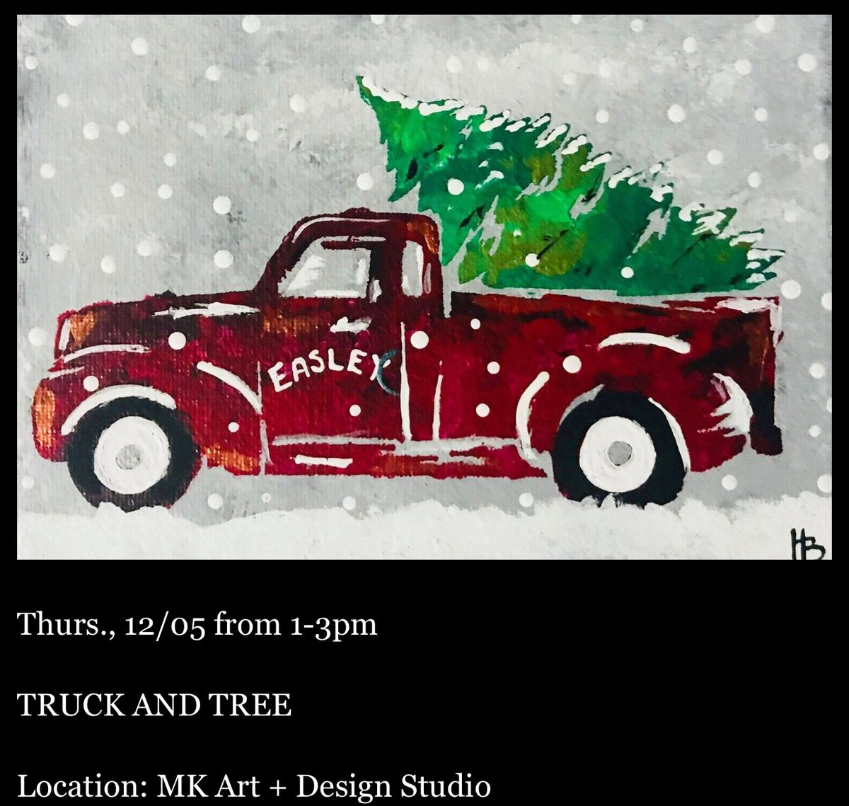 Splash of Color Paint Party: TRUCK and TREE