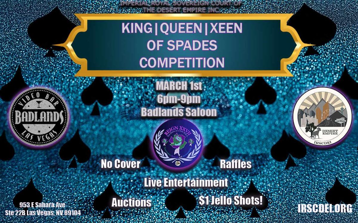 \u2660\ufe0f King\/Queen\/Xeen of Spades Competition \u2660\ufe0f 