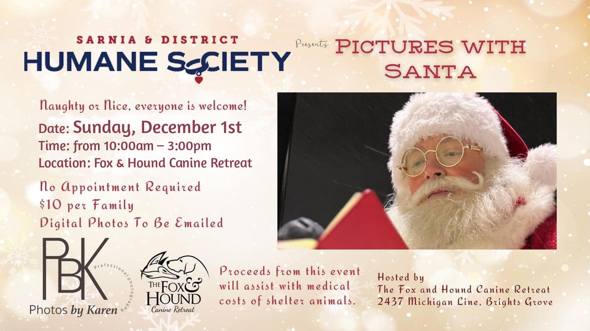 Pet Photo's with Santa 