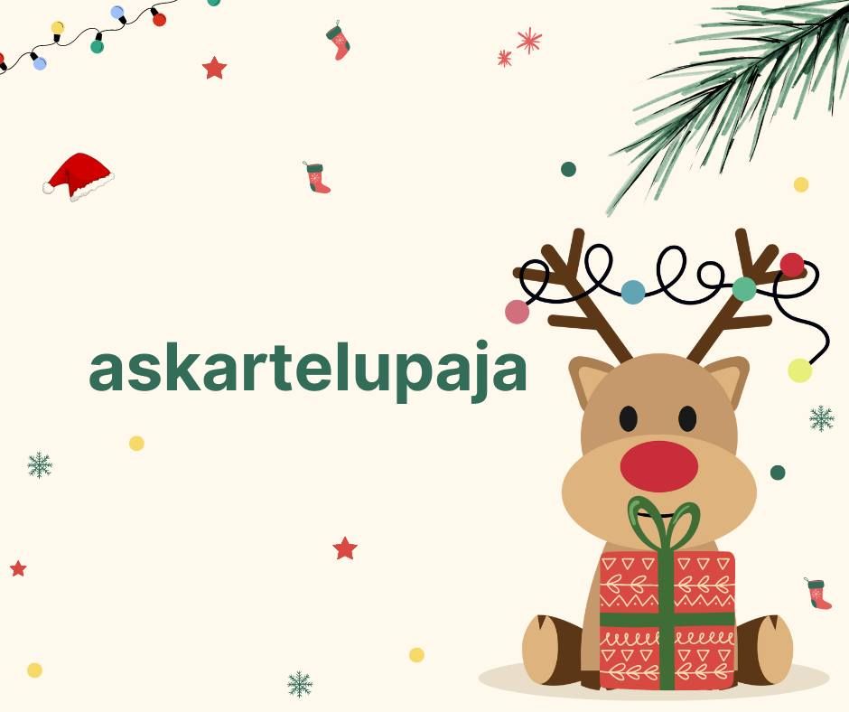 Jouluinen askartelupaja Kirkonkyl\u00e4n kirjastossa