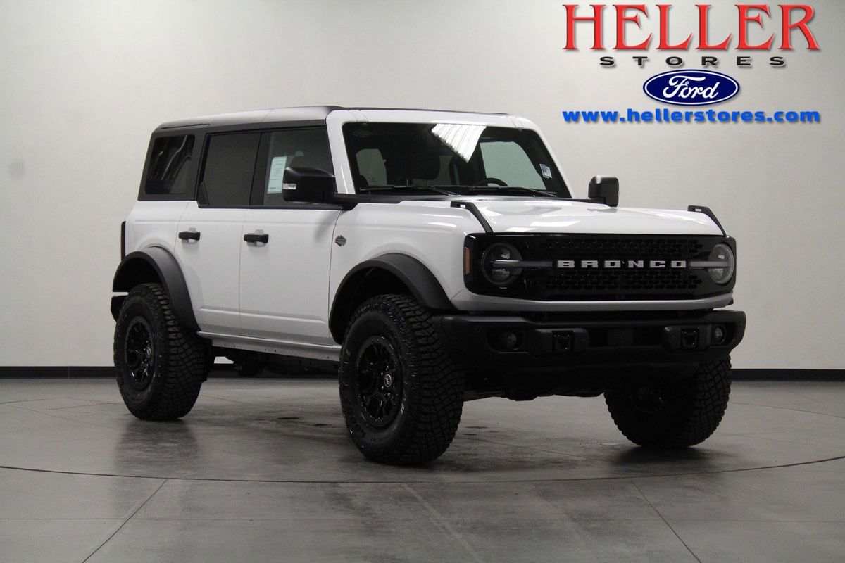 White Ford Bronco