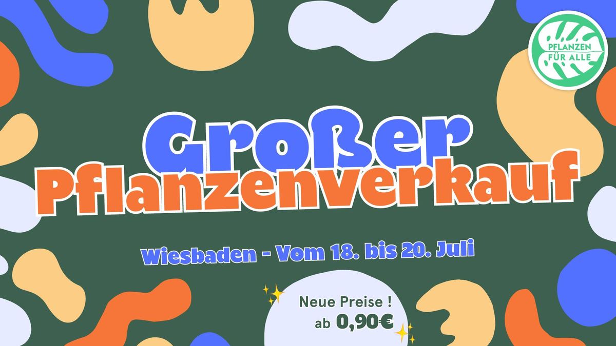 Gro\u00dfer Pflanzenverkauf - Wiesbaden