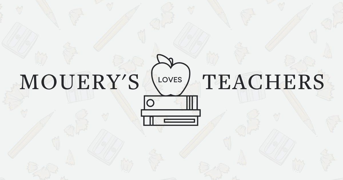 3rd Annual Teacher Remnant Giveaway at Mouery's Flooring