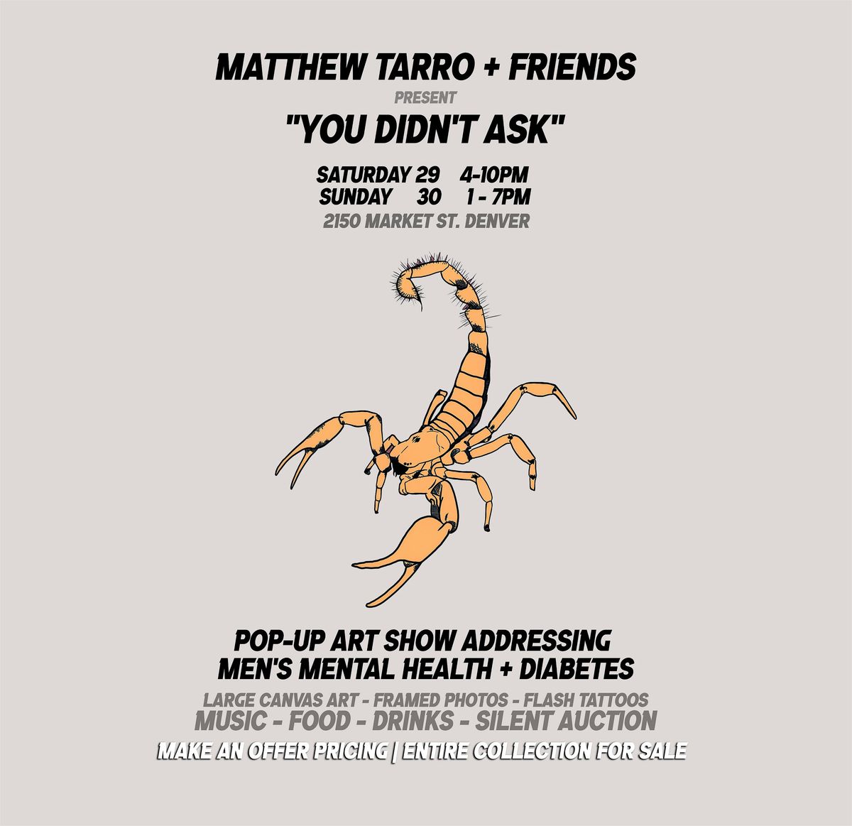 YOU DIDN'T ASK - FREE ART SHOW