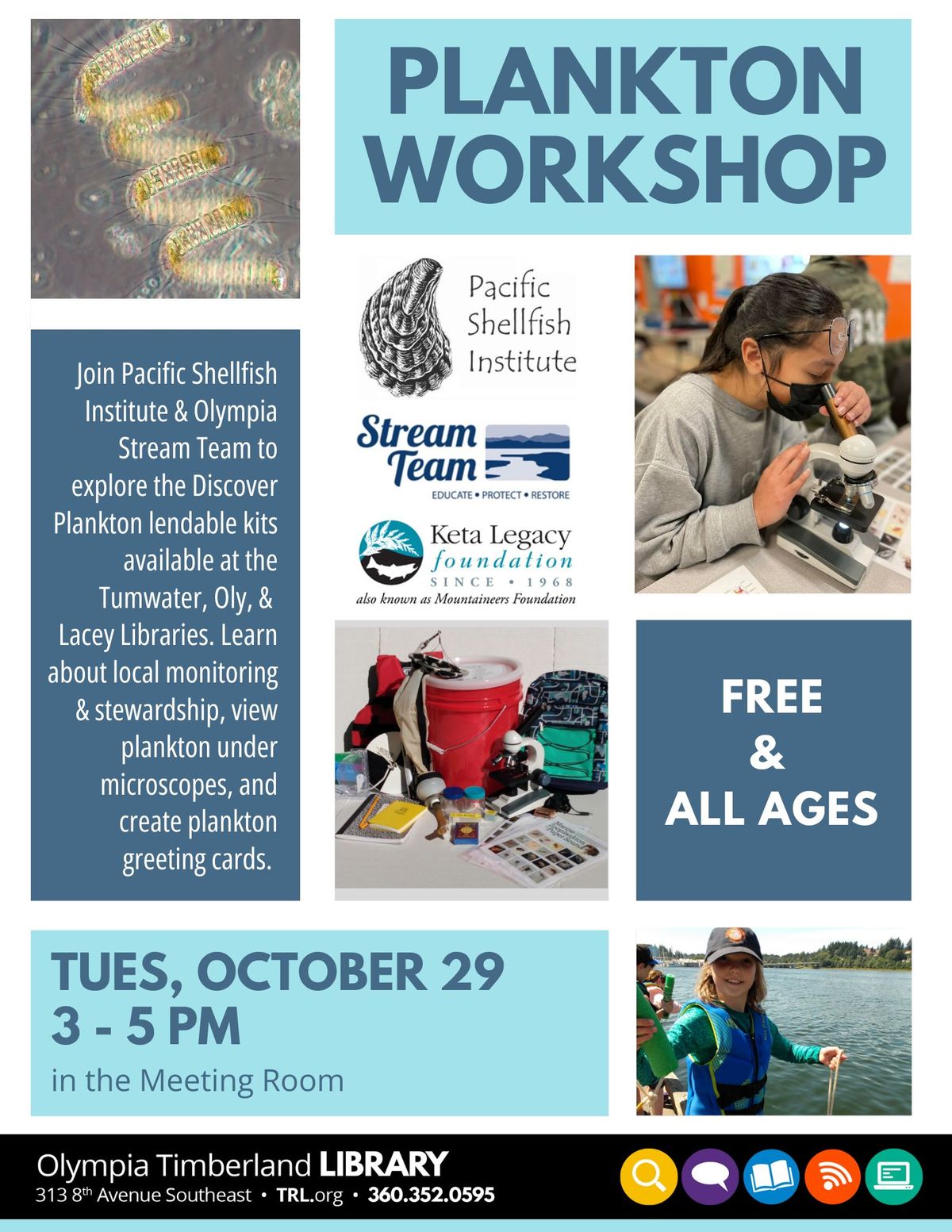 Drop-In Workshop: Discover Plankton!