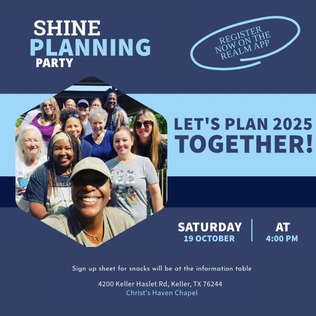 SHINE LADIES! Planning Party for 2025