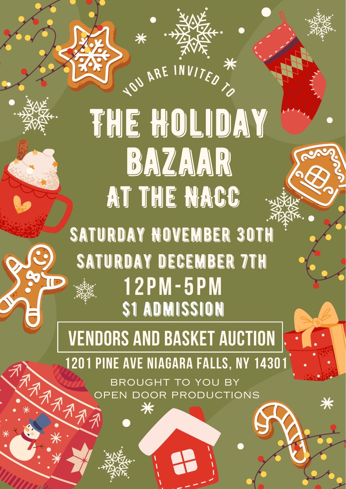 Holiday Bazaar at the NACC!!!