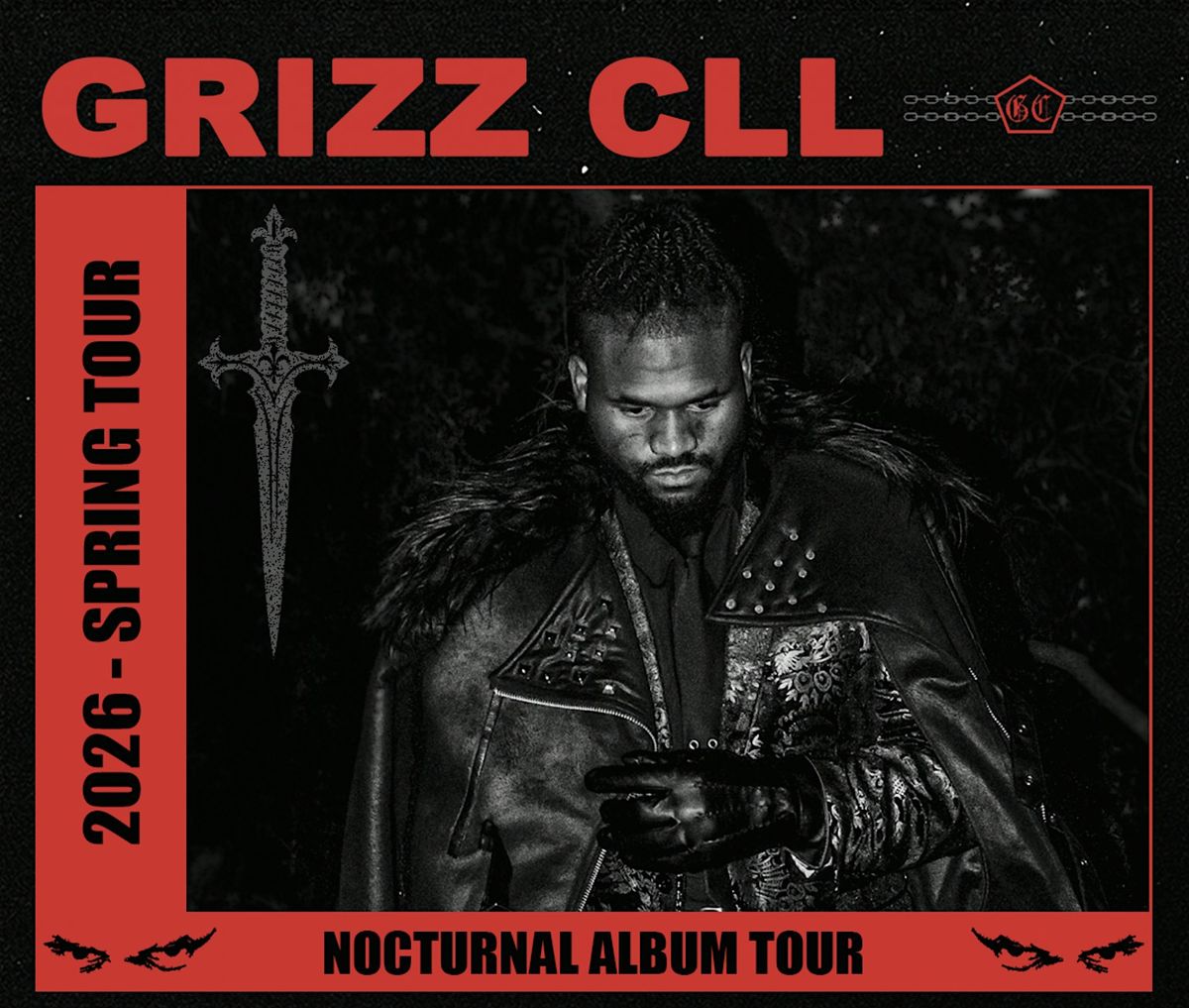 NOCTURNAL 2026 SPRING TOUR: FRESNO : GRIZZ, VICK VAPORS & DILDOX