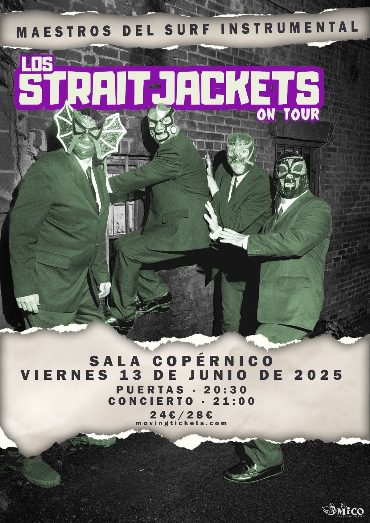 Los Straitjackets en Madrid Sala Cop\u00e9rnico