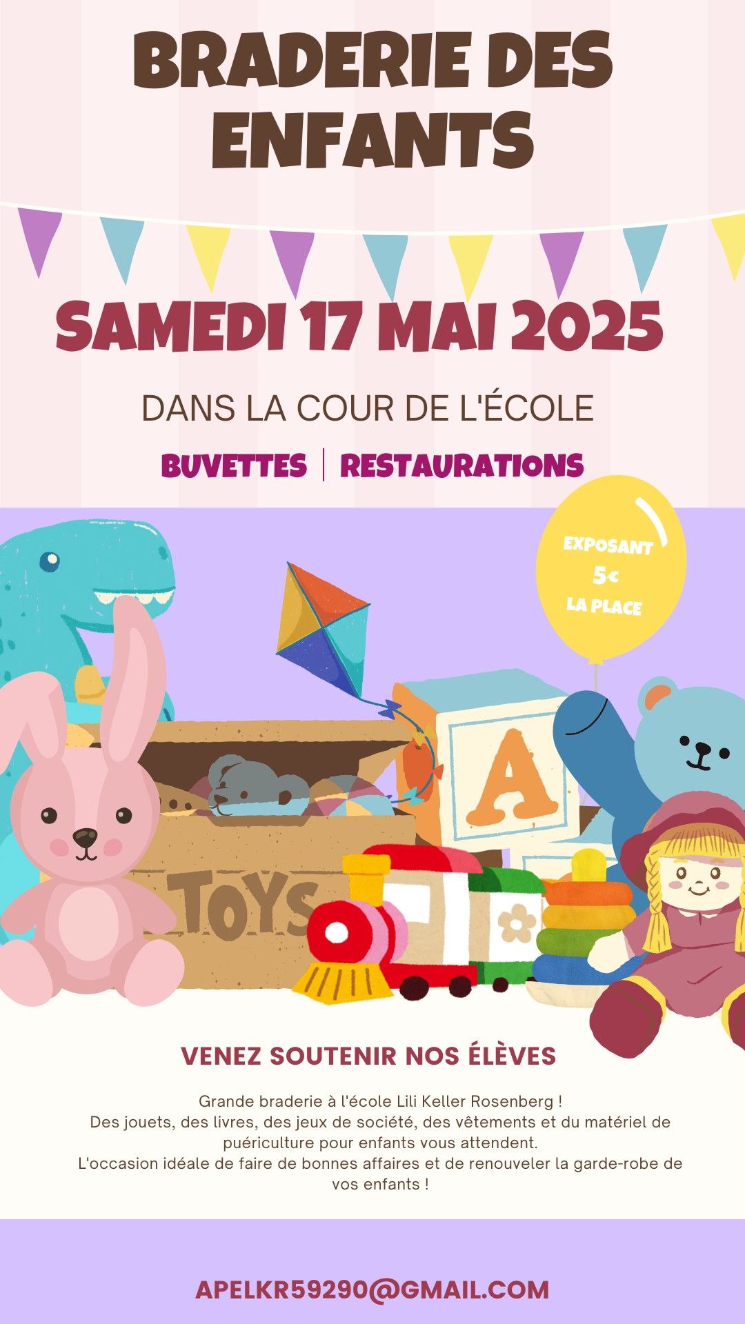 Braderie des enfants 