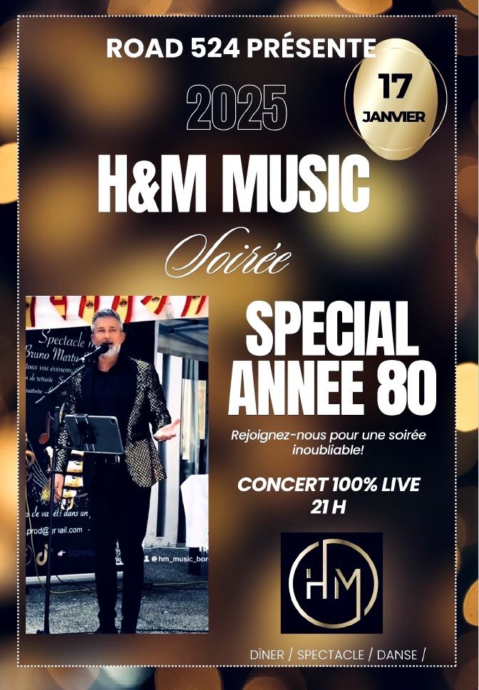 SOIREE ANNEES 80 au ROAD 524 le 17\/01\/2025