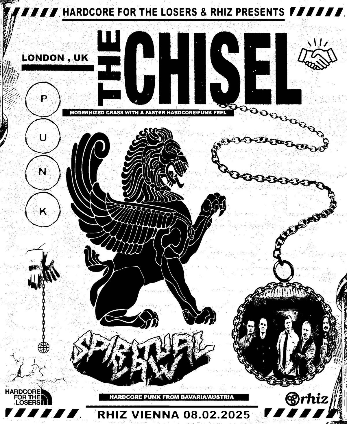 CHISEL (UK) + SPIRITUAL LAW (DE\/AT) @ Rhiz, Vienna 