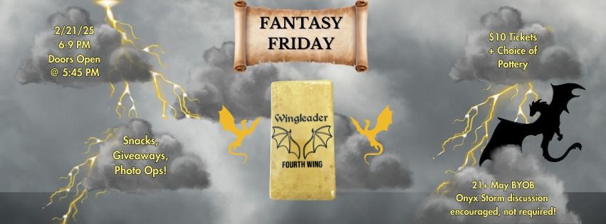 Fantasy Friday Painting Party - Fourth Wing Edition