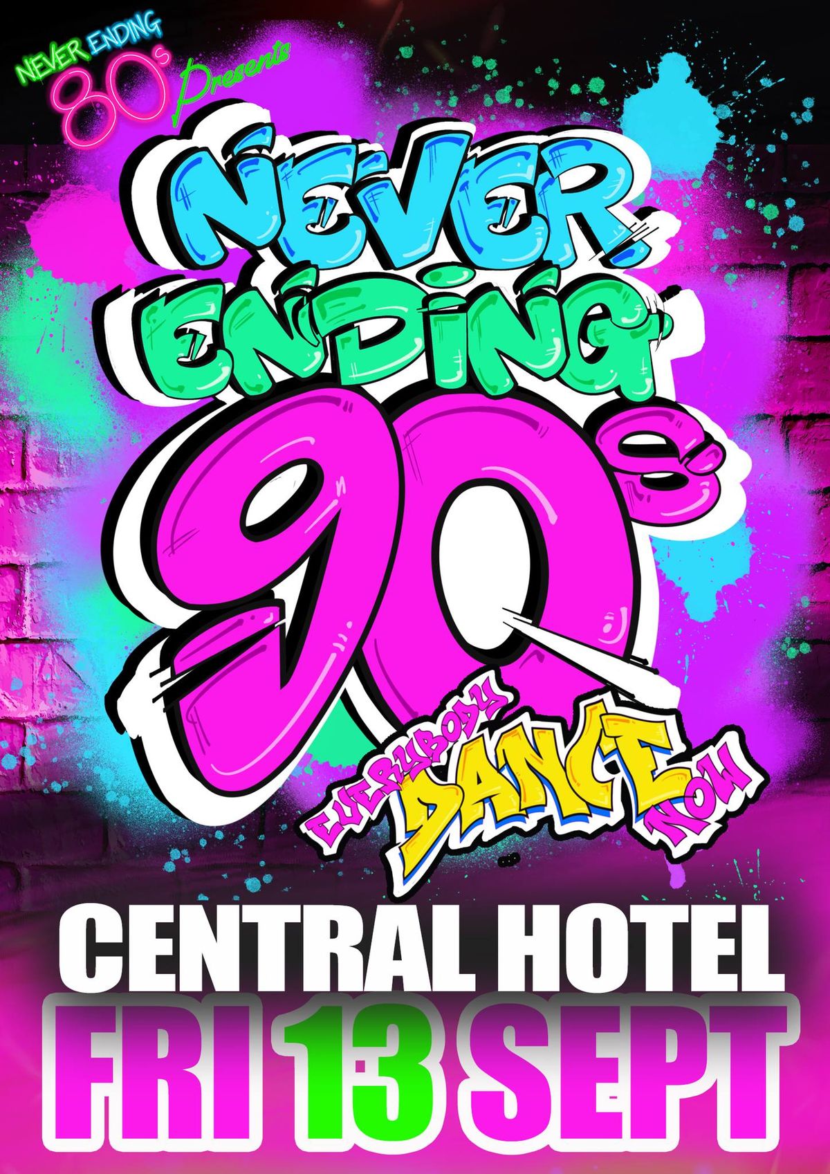 Never Ending 90s - Central Hotel Shellharbour City