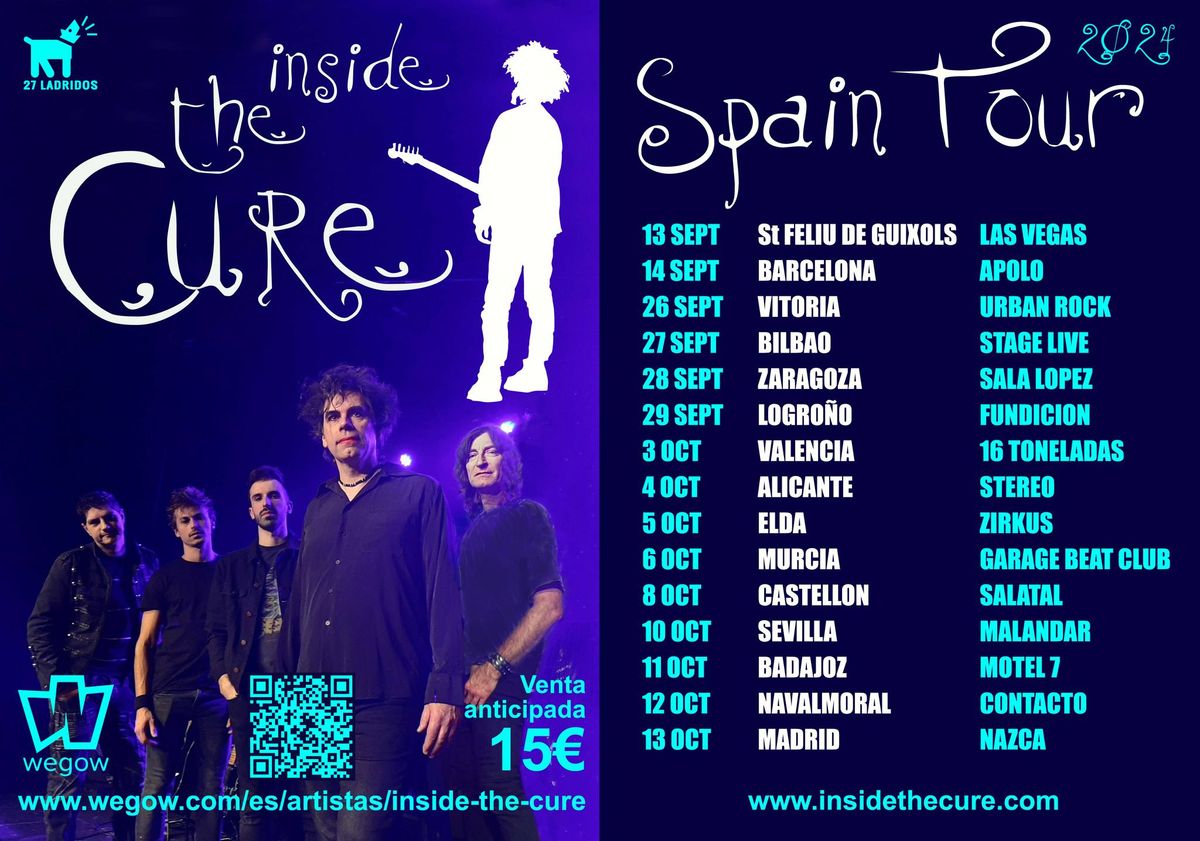 Concierto Inside The Cure +  So and the Banshees en Barcelona